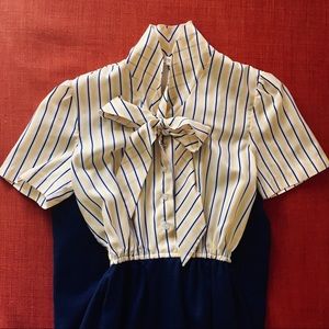 VINTAGE Button Pinup Dress